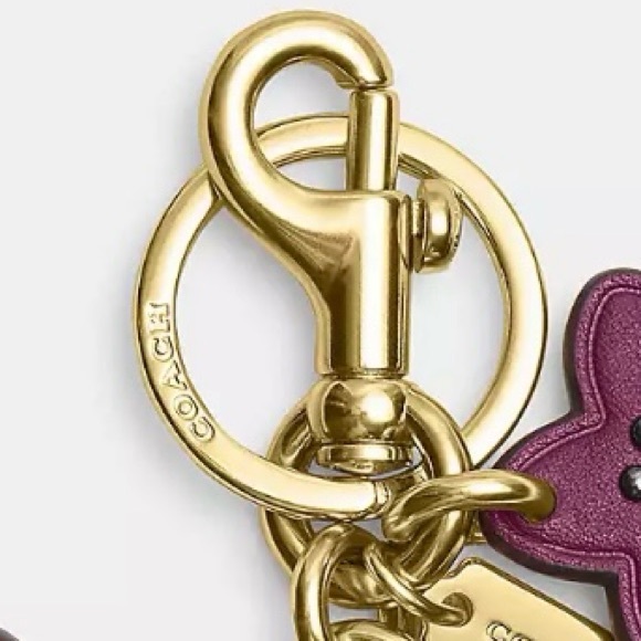 NWT Coach Wildflower Mix Bag Charm - Picture 2 of 6